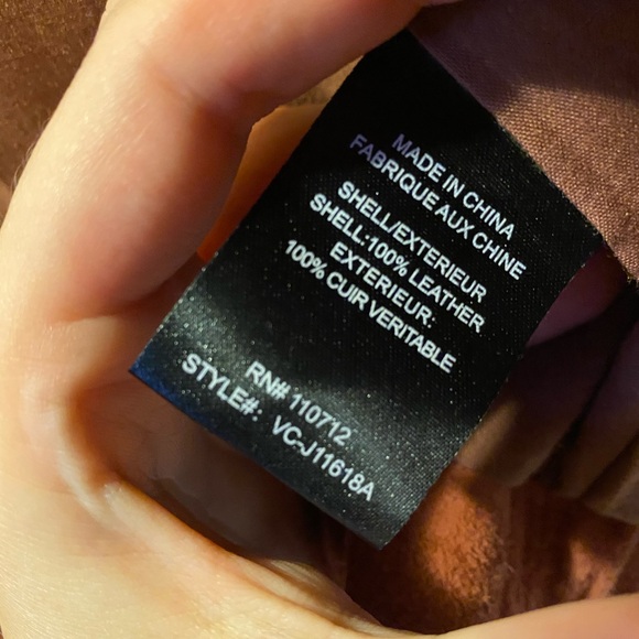 Suede leather jacket like new - Picture 4 of 6